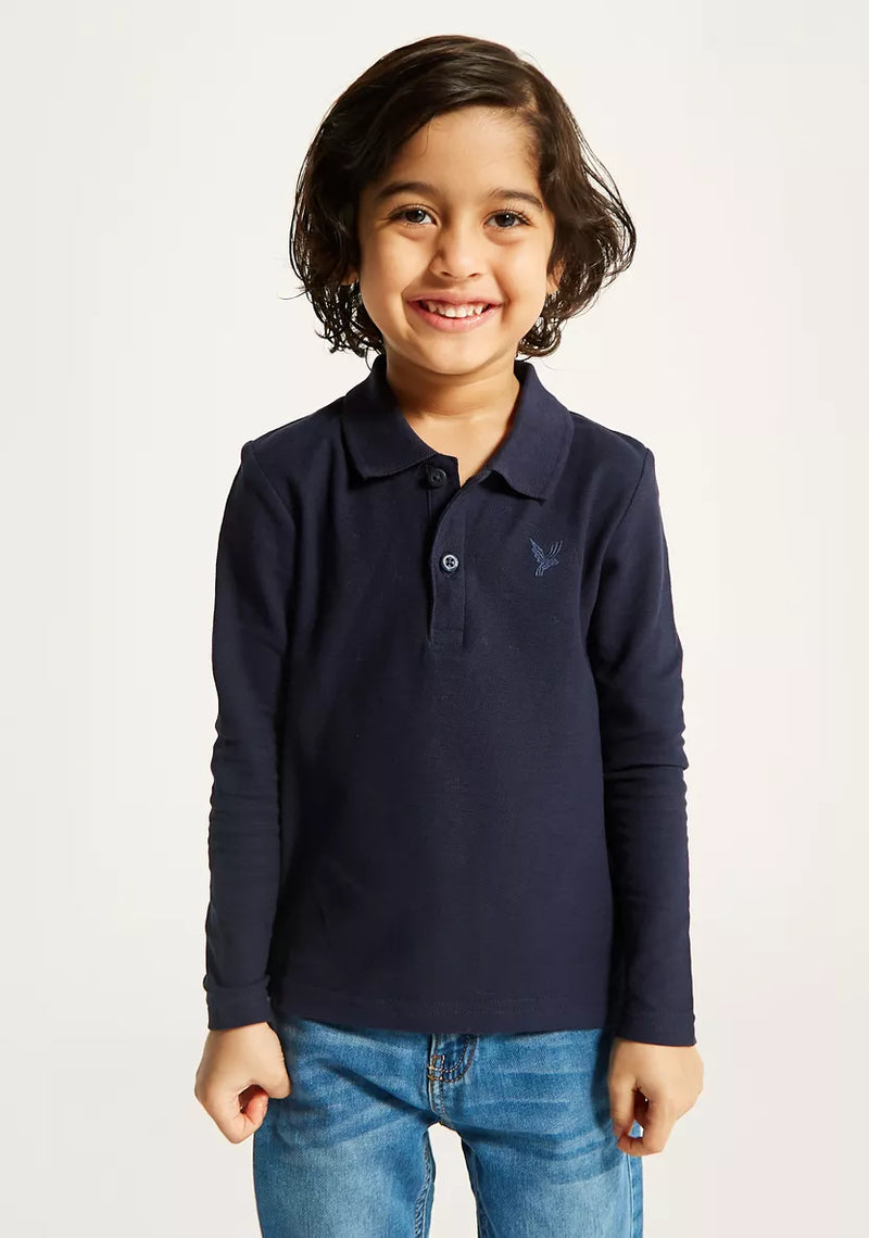 Babyshop Juniors Navy Blue Boy Polo T-Shirt