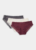 Matalan Ribbed Mini Knickers -Pacl of