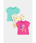 Mothrcare Love T-Shirts- Pack of 3