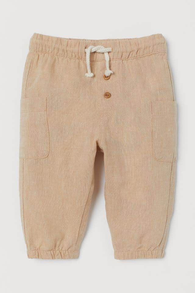 H&M- Pull-on Trousers Beige