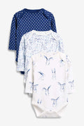Next Girl Rabbit Bodysuits-Pack of 3