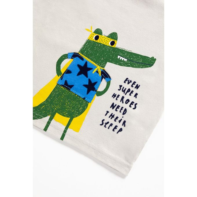 Mothercare Boy Dino Blue Green Star Pyjamas-2 Pack