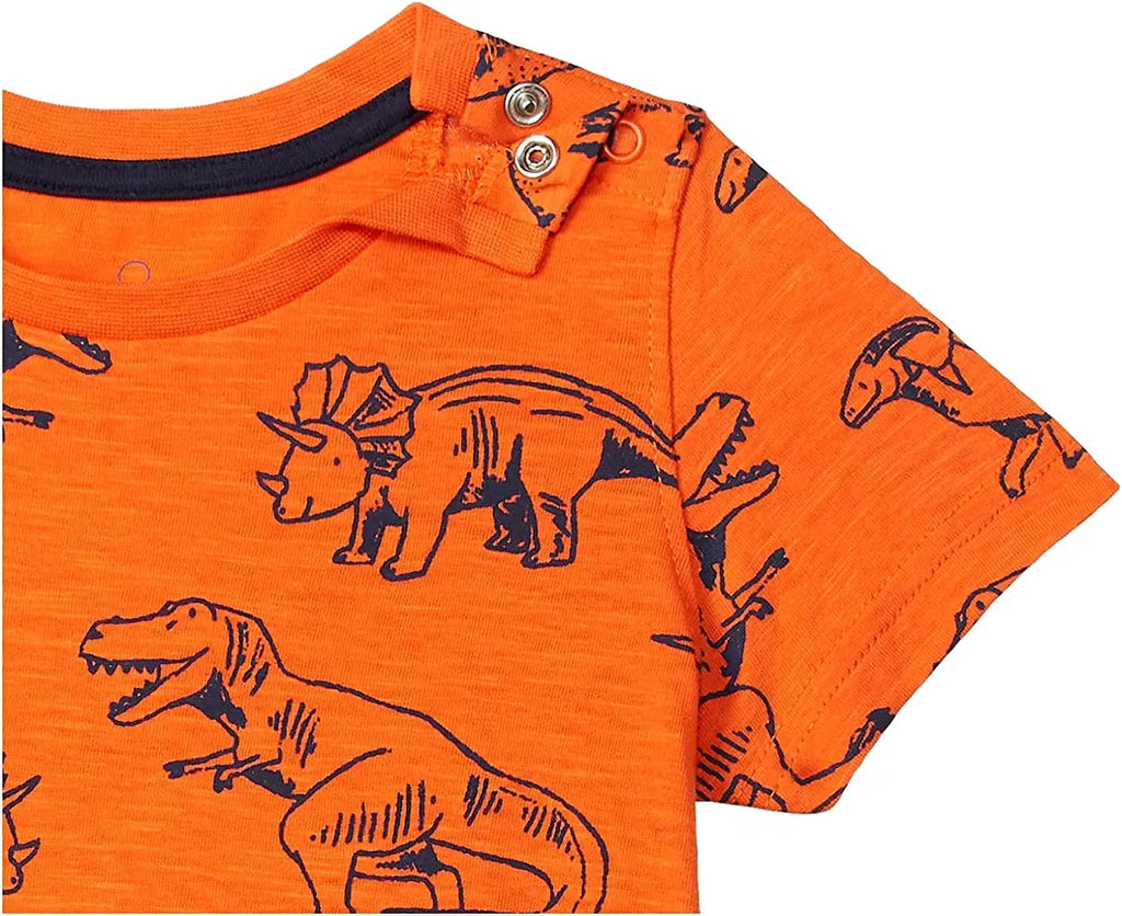 MOTHERCARE Dino Print T-shirt with Shorts