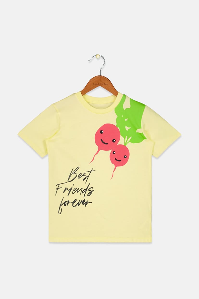 Mothercare Neck Short Sleeve Yellow T-Shirt