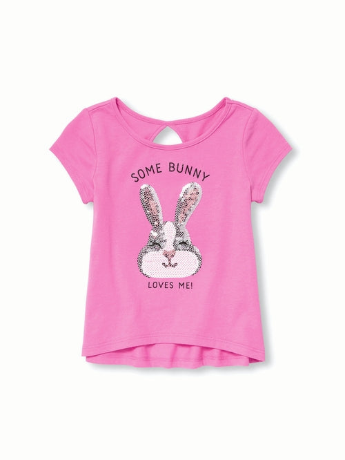 The Children's Place Bunny Loves Pink T-Shirt