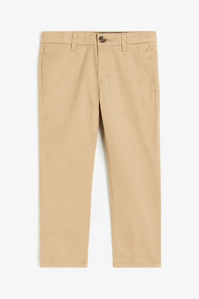 H&M Beige Cotton Chinos