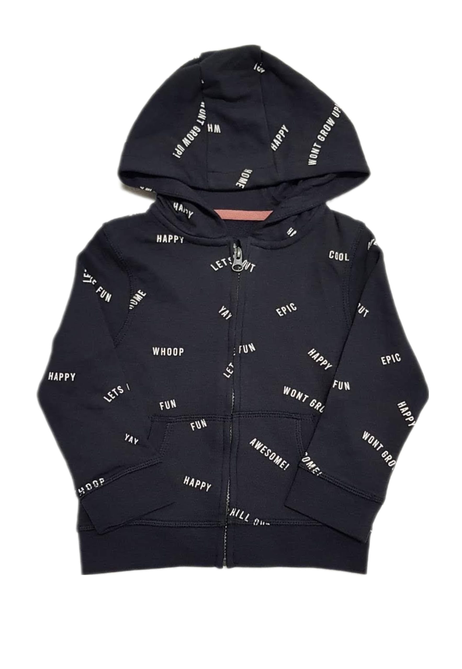 Mothercare Black Awesome Fun Hoodie