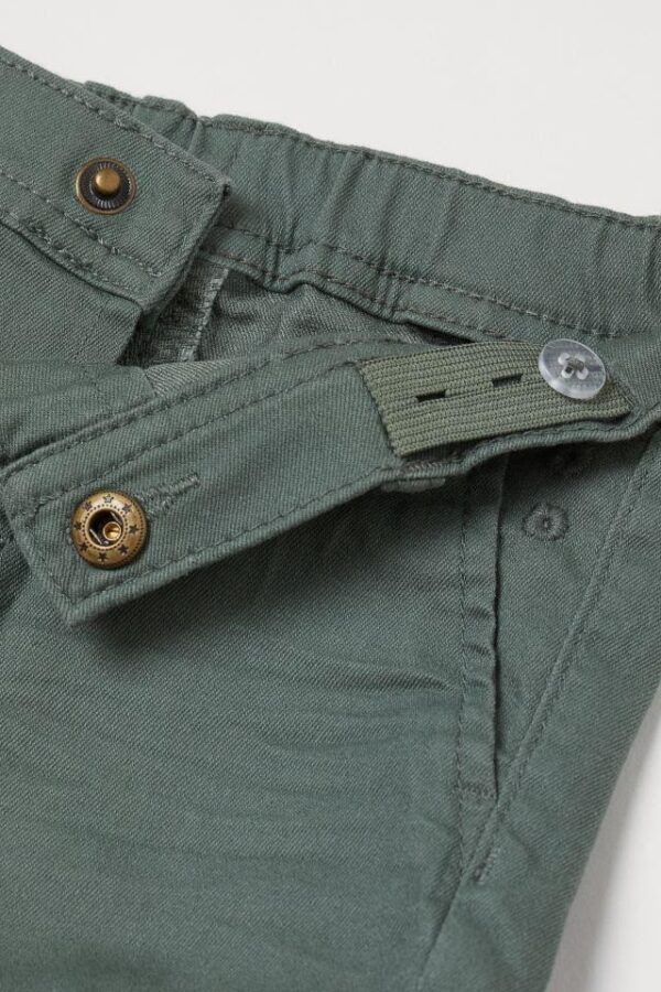 H&M 6-Pockets Cotton Trouser Dark Green