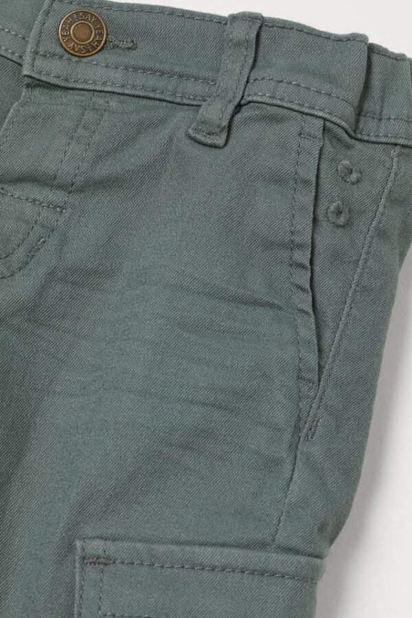 H&M 6-Pockets Cotton Trouser Dark Green