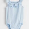 H&M Ruffle-Trimmed Bodysuit