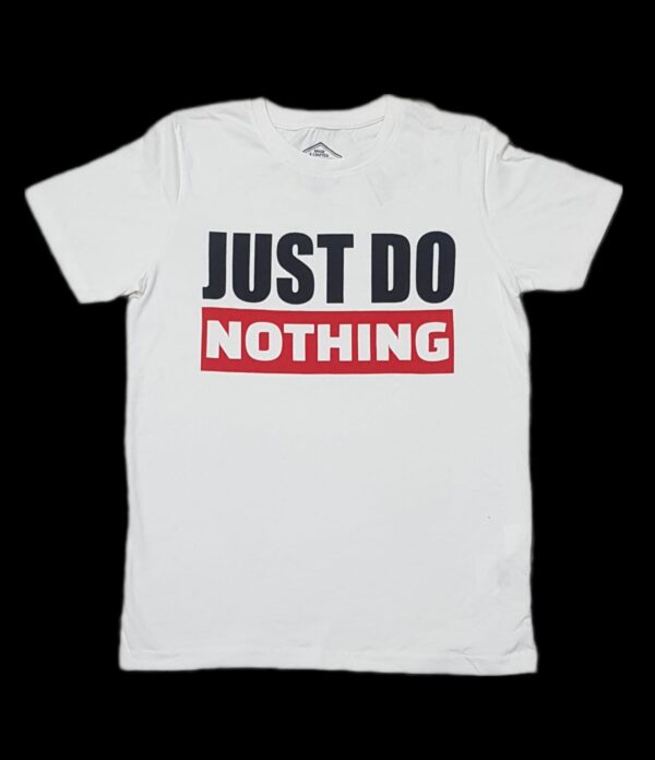 RED TAG Do Nothing White T-Shirt