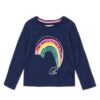 Marks & Spencer Girls Blue Cotton Pullover T-Shirt