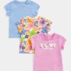 Mothercare Baby Girl Flower Festival All Over Print Tee -3 Pack