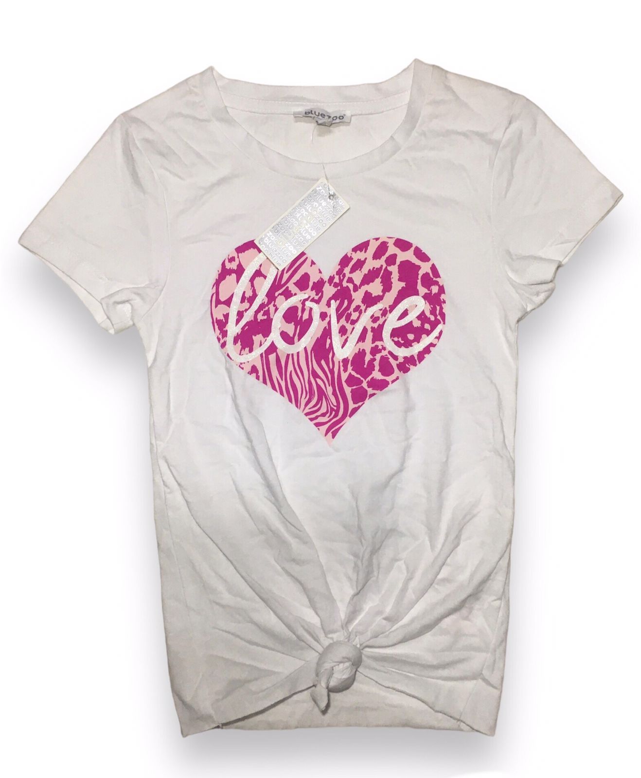 Bluezoo Baby Girls Half Sleeves - Heart Love