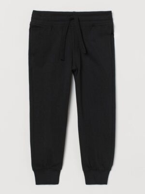 H&M Black Extra Soft Fleece Lined Joggers