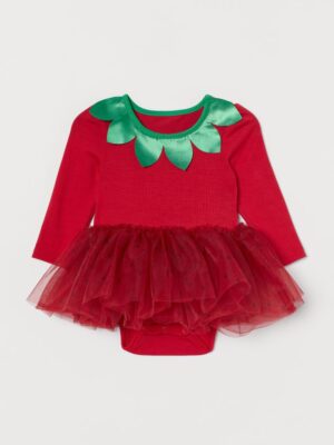 H&M Red Strawberry Tutu Dress