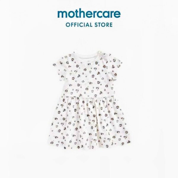 Mothercare White Leopard Dress