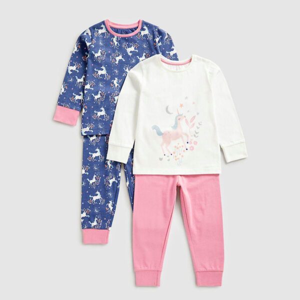 Mothercare Unicorn Pajama Set- Pack of 2